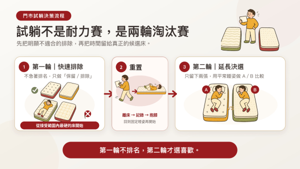 床墊試躺怎麼試才準？